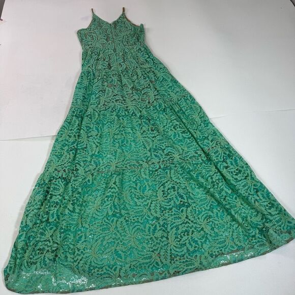 Dress the Population Green Ruffled Tiered Sundress - Picture 6 of 10